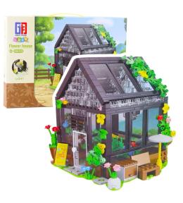 Klocki konstrukcyjne Mini szklarnia 588el