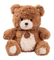 Miś pluszowy z medalionem brązowy 25cm