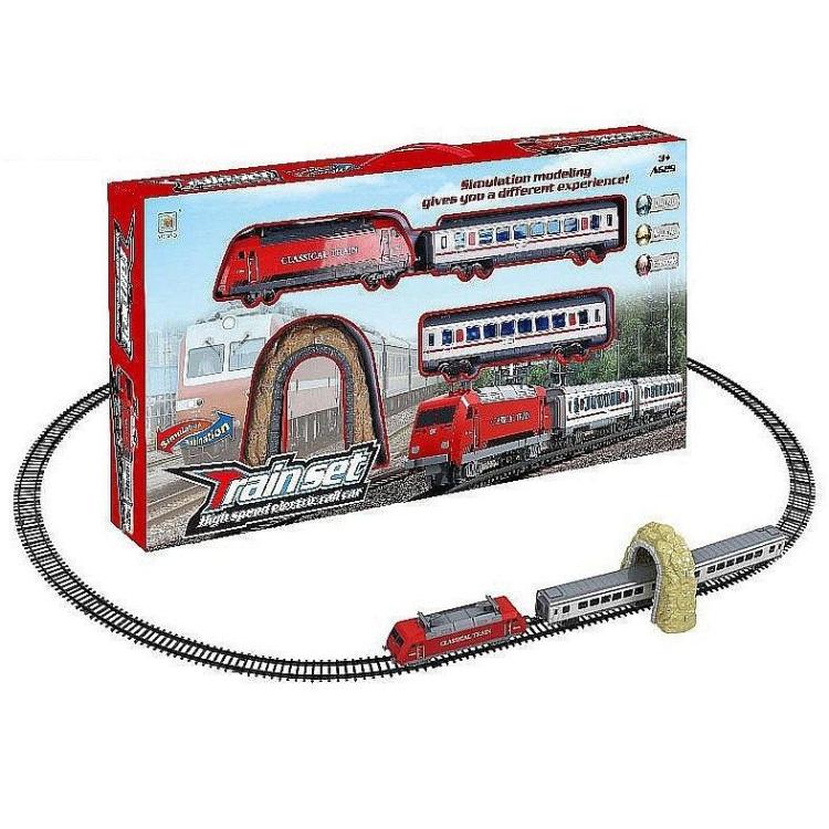 Kolejka na baterie ze światłem i dźwiękiem