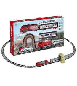 Kolejka na baterie ze światłem i dźwiękiem