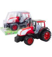 Traktor z napędem czerwony