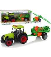 Traktor na baterie zielony