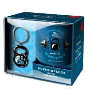 Zestaw kubek + brelok Hobby-Król siłowni