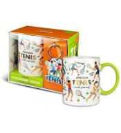 Zestaw kubek + brelok Kocham tenis