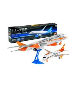 Samolot pasażerski Friction z podstawką 65cm