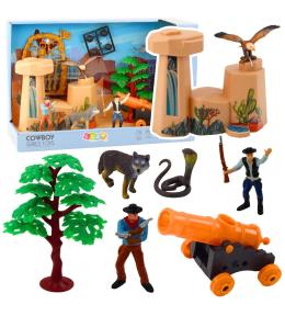 Zestaw kowbojski Figurki dziki zachód