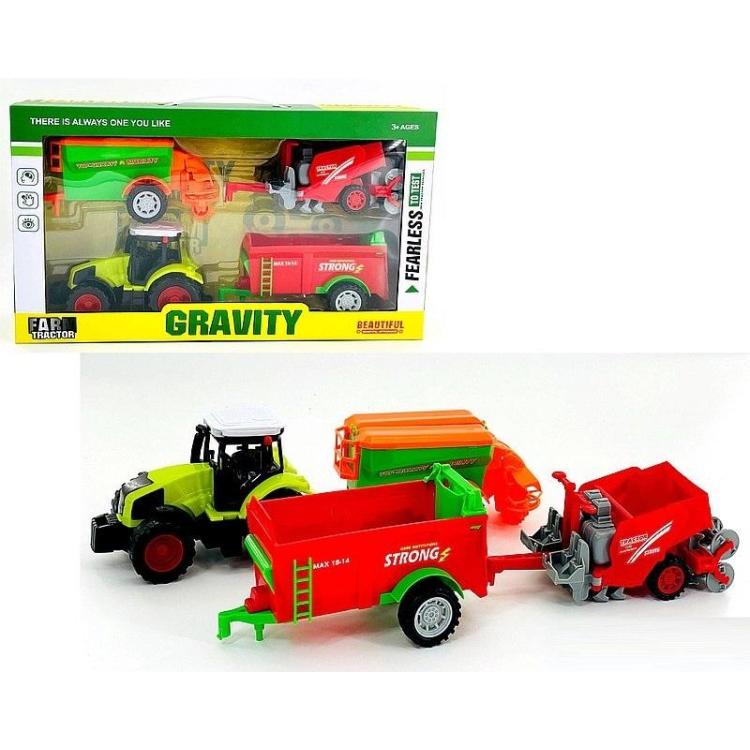 Traktor z maszynami rolniczymi