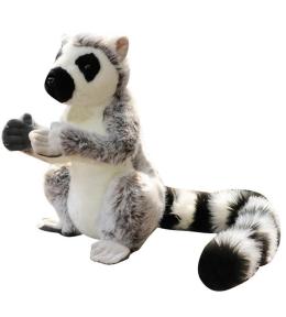 Lemur pluszowy 28cm szary