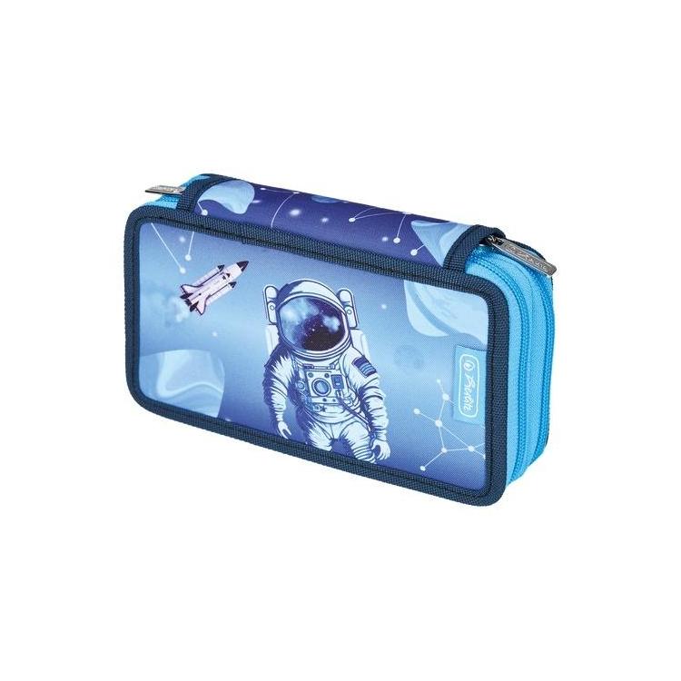 Piórnik podwójny z wyposażeniem Cosmis Explorer