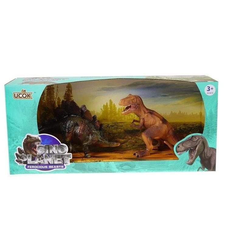 Zestaw 3 dinozaurów