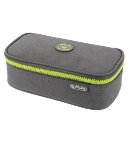 Piórnik kosmetyczka Beatbox Abc szary/żółty