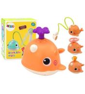 Zabawka do kąpieli Wieloryb pomarańczowy