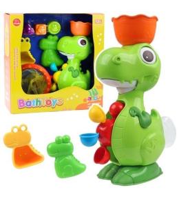 Dinozaur z młynkiem do kąpieli 8el