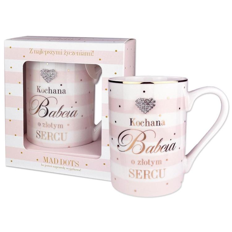 Kubek Mag Dots - Kochana Babcia