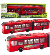 Autobus przegubowy otwierane drzwi światło dźwięk