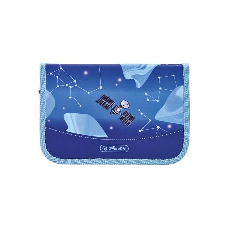 Piórnik 2 klapki z wyposażeniem Cosmis Explorer