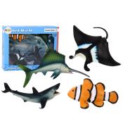 Figurki zwierząt morskich 5szt
