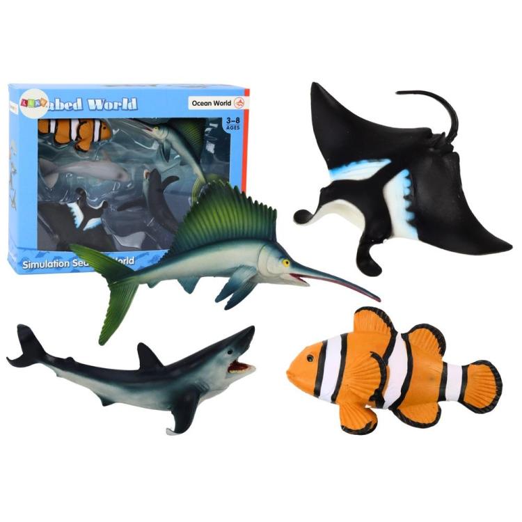 Figurki zwierząt morskich 5szt