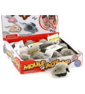 Mysz nakręcana szara (12szt)