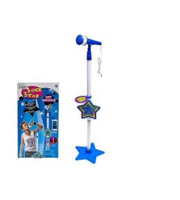 Karaoke z mikrofonem światło i dźwięk