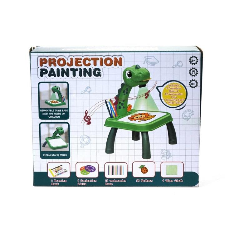 Projektor na baterie z akcesoriami ze światłem