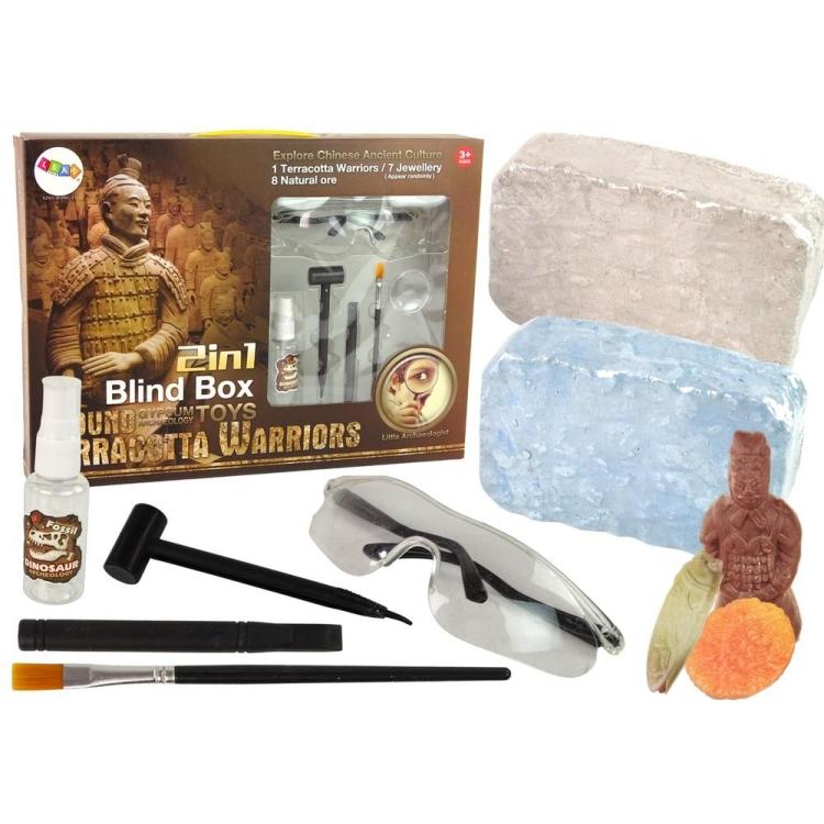 Zestaw archeologiczny 2w1 kryształy