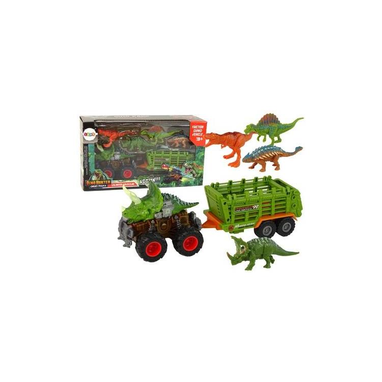 Pojazd z motywem dinozaura przyczepa