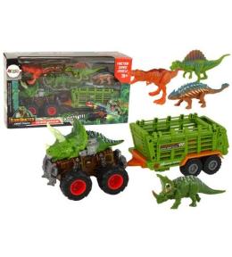 Pojazd z motywem dinozaura przyczepa