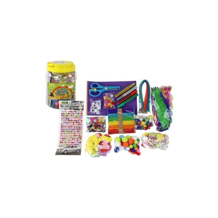 Zestaw artystyczny w słoiku