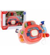 Interaktywna kierownica różowa