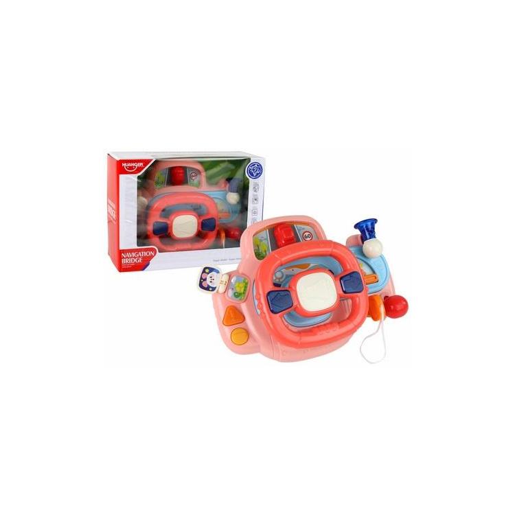 Interaktywna kierownica różowa