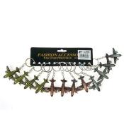 Brelok samolot metalowy (12szt)