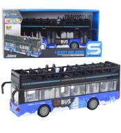 Autobus miejski piętrowy napęd światło dżwięk 1:16