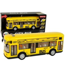 Autobus miejski 1:18 żółty