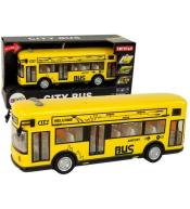 Autobus miejski 1:18 żółty