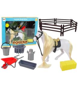 Koń do czesania + akcesoria + zagroda