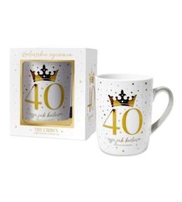 Kubek The Crown-40K biały