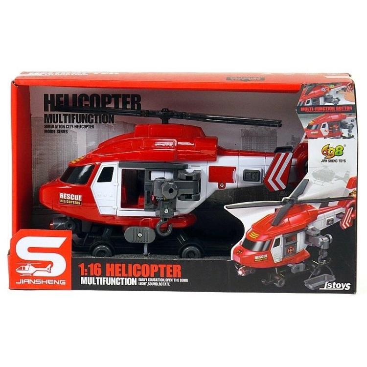 Helikopter ratunkowy światło i dźwięk 1:16