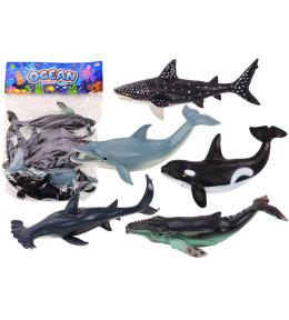 Zestaw figurek Największe zwierzęta morskie 6szt