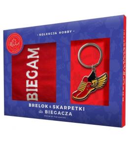Zestaw brelok + skarpetki dla biegacza