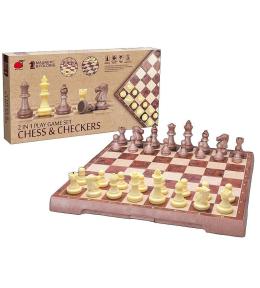 Szachy i warcaby 2w1 magnetyczne
