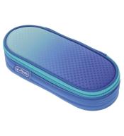 Piórnik kosmetyczka etui niebieski / turkus