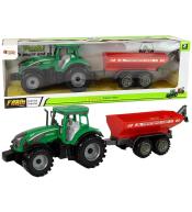 Traktor z przyczepką z napędem