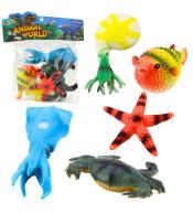 Figurki zwierzęta morskie 5szt