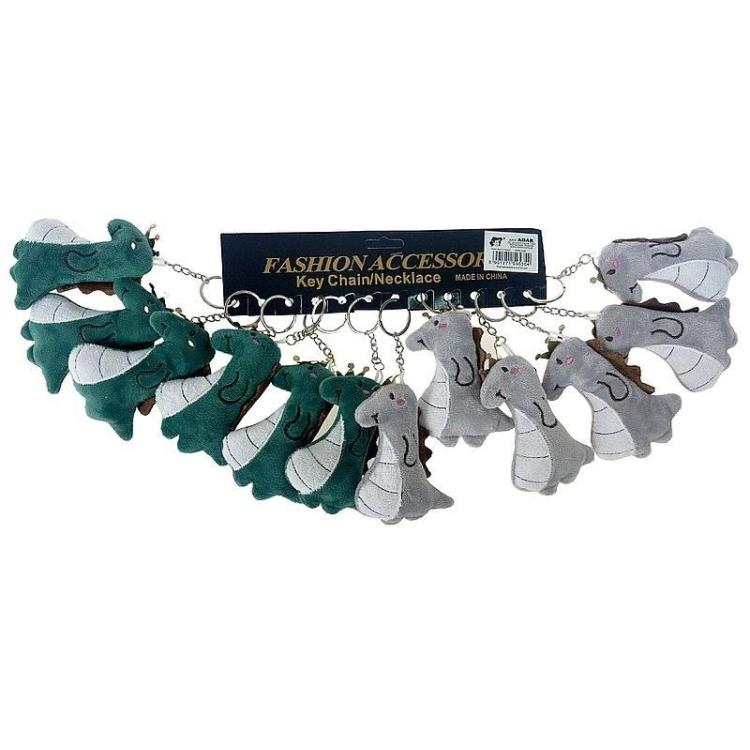 Brelok pluszowy smok 9,5cm (12szt)