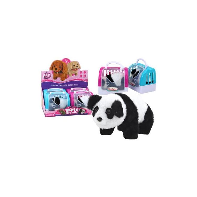 Panda interaktywna w transporterze mix