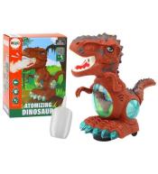 Dinozaur tańczący z dźwiękiem brązowy