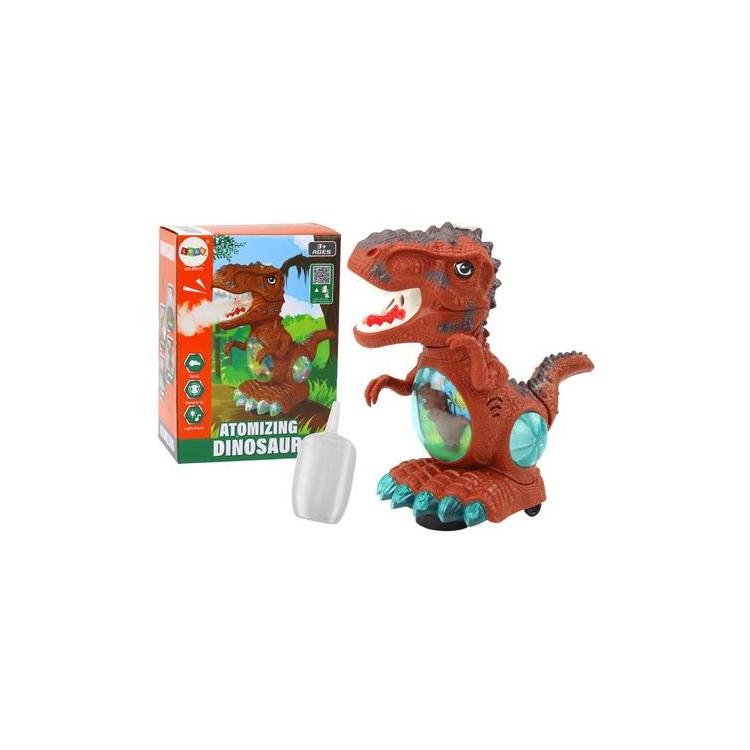 Dinozaur tańczący z dźwiękiem brązowy