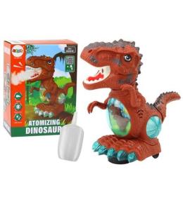 Dinozaur tańczący z dźwiękiem brązowy