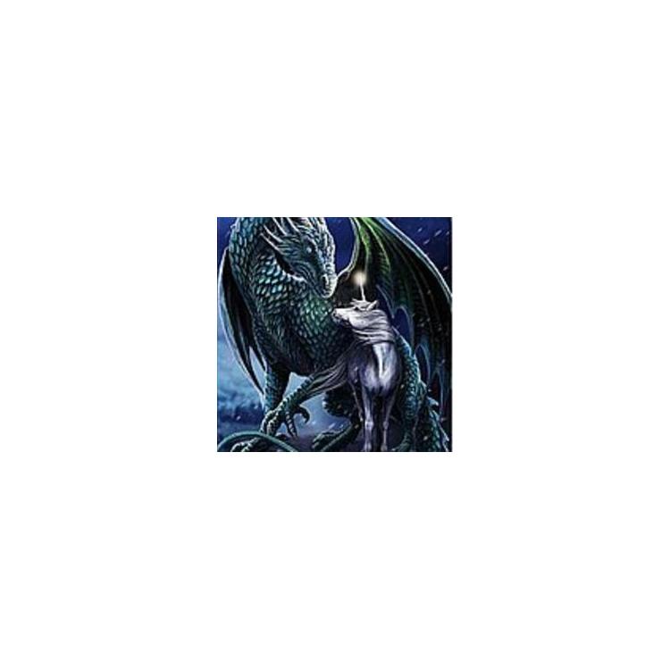 Mozaika diamentowa smok